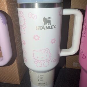 Stanley White and Pink Hello Kitty Mug